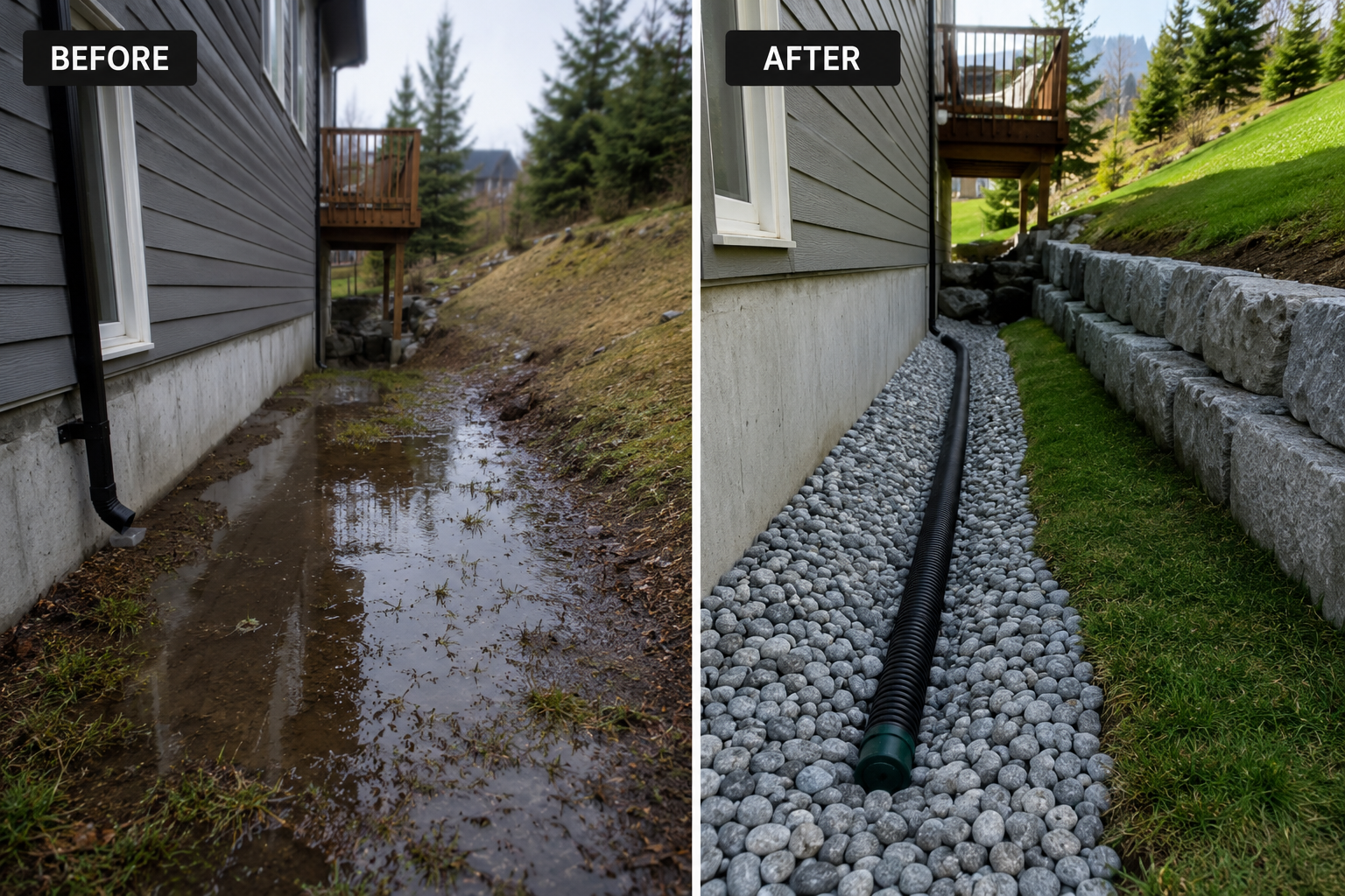 Drainage Problems After Winter? Here’s How to Fix Them Properly