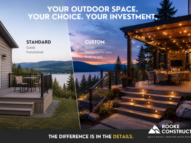 Custom vs. Standard Outdoor Builds: What’s Worth the Investment?